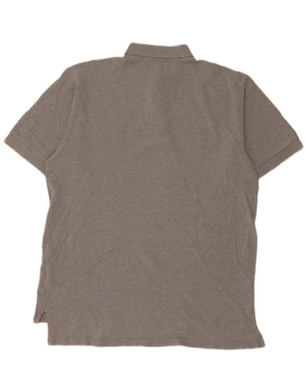 Polo da uomo Gant XL in cotone grigio