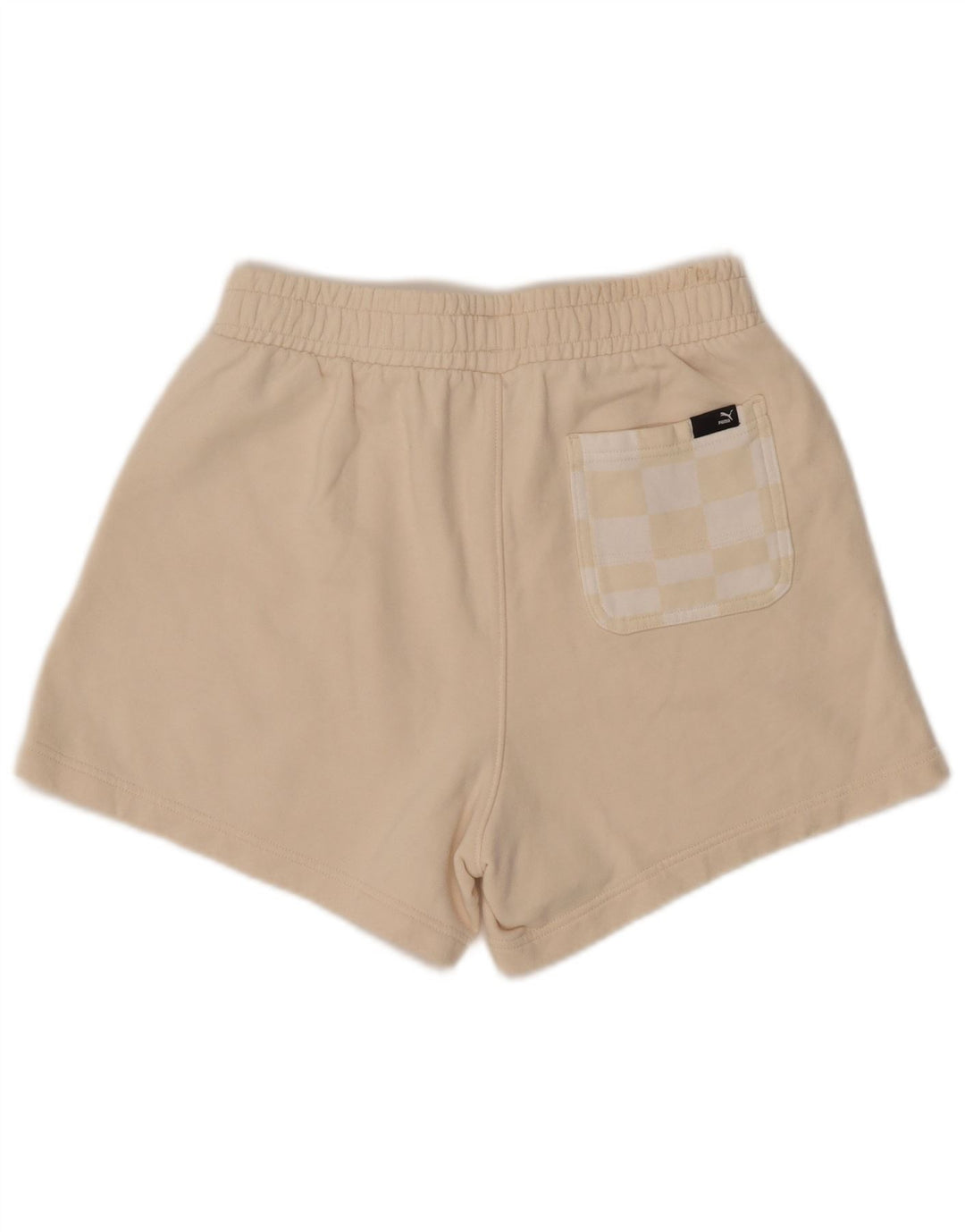 Pantaloncini sportivi da donna Puma UK 12 Cotone geometrico beige medio