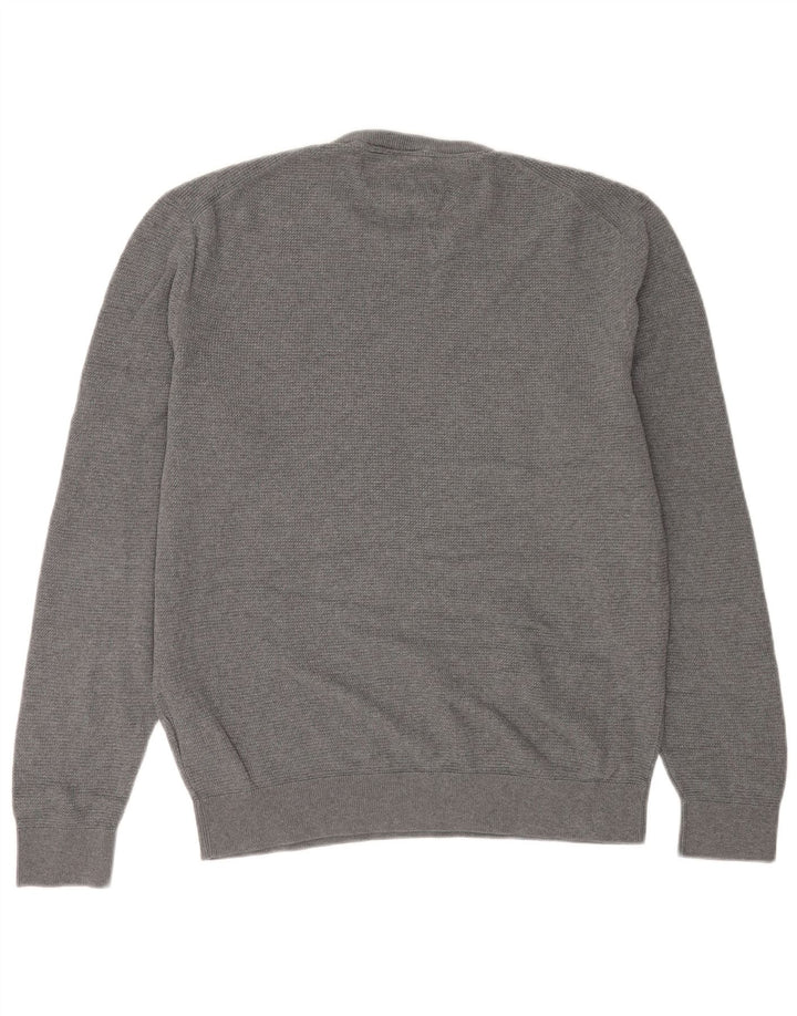 Maglione maglione girocollo da uomo Lerros XL in cotone grigio
