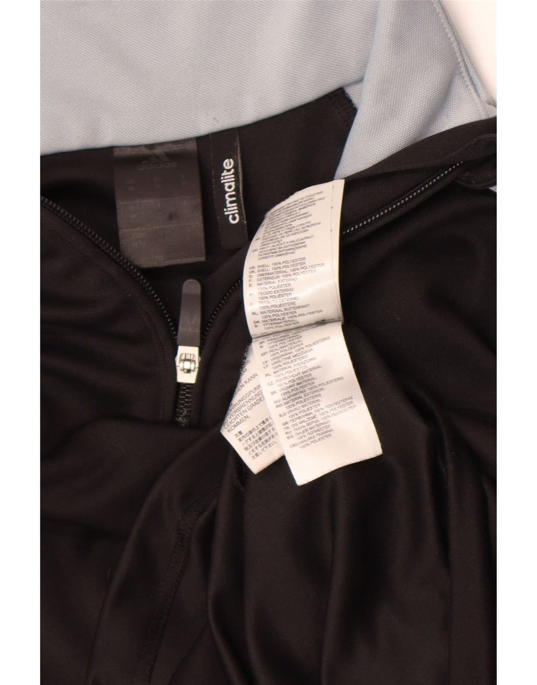 Adidas Uomo Climalite Pullover Tuta Top Colore Nero Medio