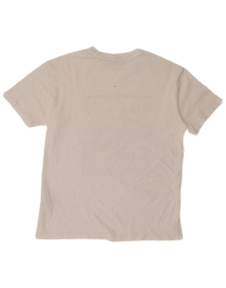 T-shirt grafica da uomo Napapijri Top piccola bianca