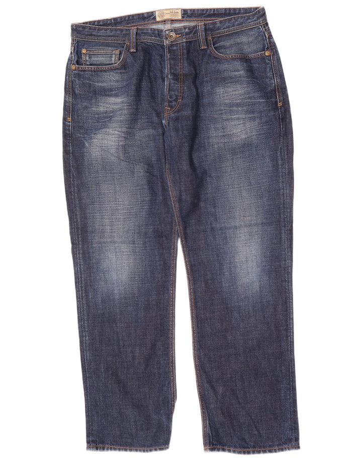 Jeans dritti da uomo Fat Face W36 L31 cotone blu navy