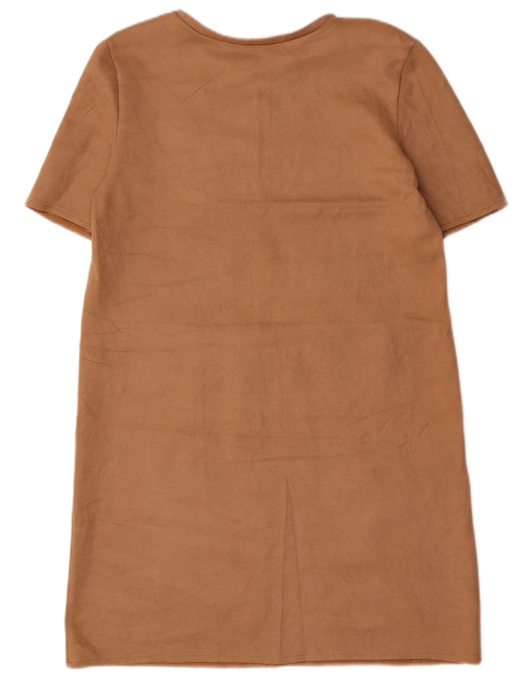 Abito a trapezio da donna Zara UK 16 grande marrone