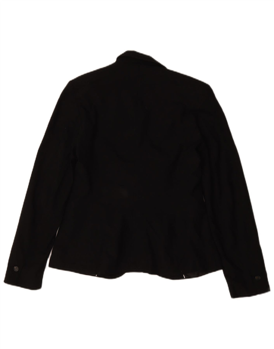 Giacca blazer a 1 bottone da donna Zara UK 36 piccola poliestere nero