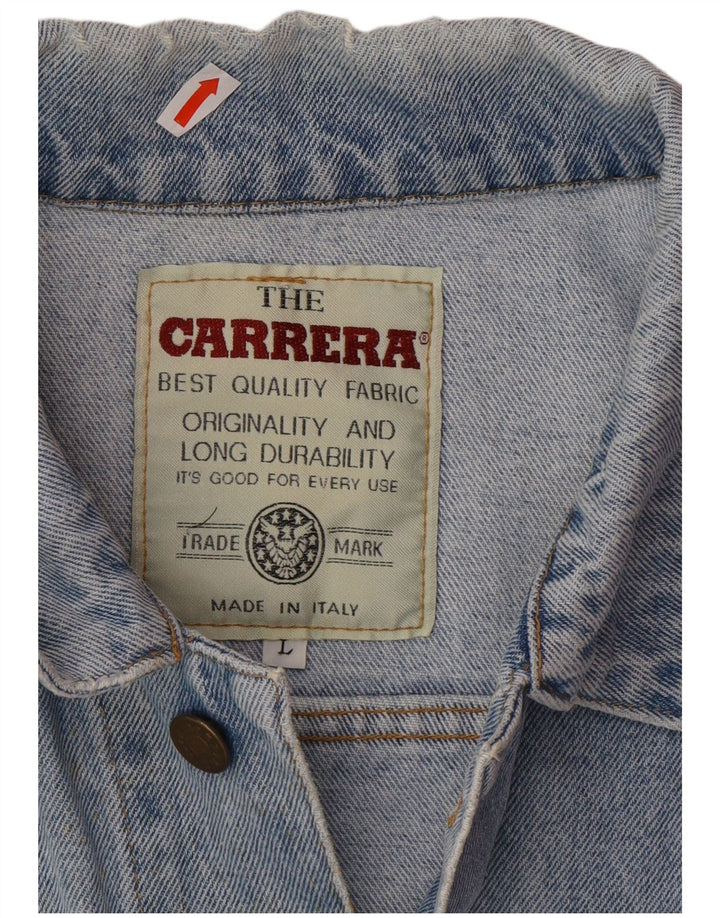 Giacca di jeans da uomo CARRERA UK 40 grande blu