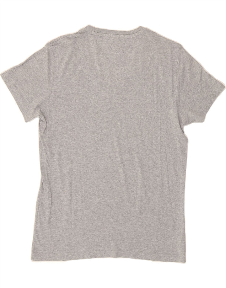 TOMMY HILFIGER Womens T-Shirt Top UK 14 Medium Grey Cotton Vintage Tommy Hilfiger and Second-Hand Tommy Hilfiger from Messina Hembry 