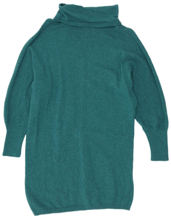 Luisa Spagnoli Abito maglione da donna con maniche a 3/4 UK 16 Large Verde