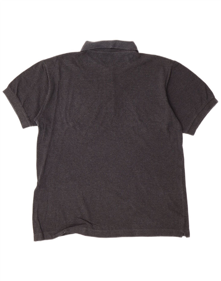 Polo Kappa Uomo In Cotone Grigio Medio
