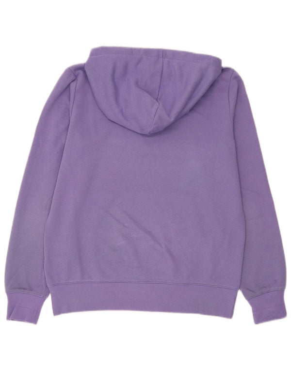 Felpa con cappuccio grafica da donna Champion UK 16 grande cotone viola