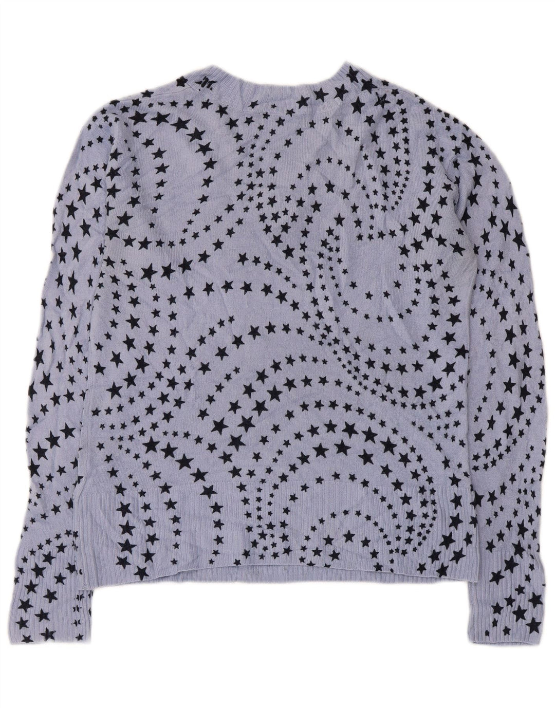 Maglione da donna con scollo a V e motivo astratto Marks & Spencer UK 10 Small B