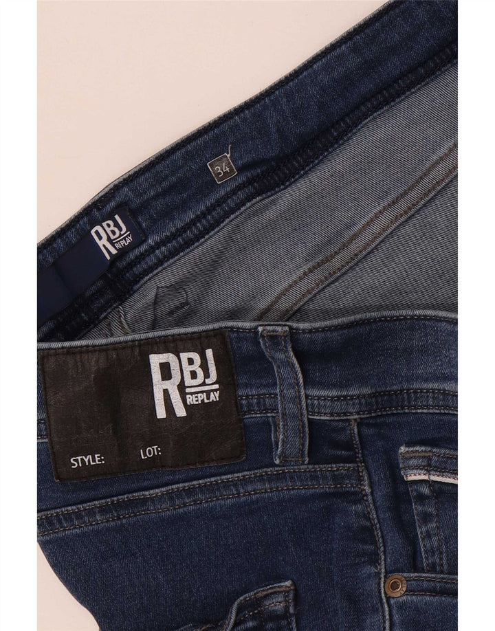 Jeans slim da uomo Replay W34 L30 Blu