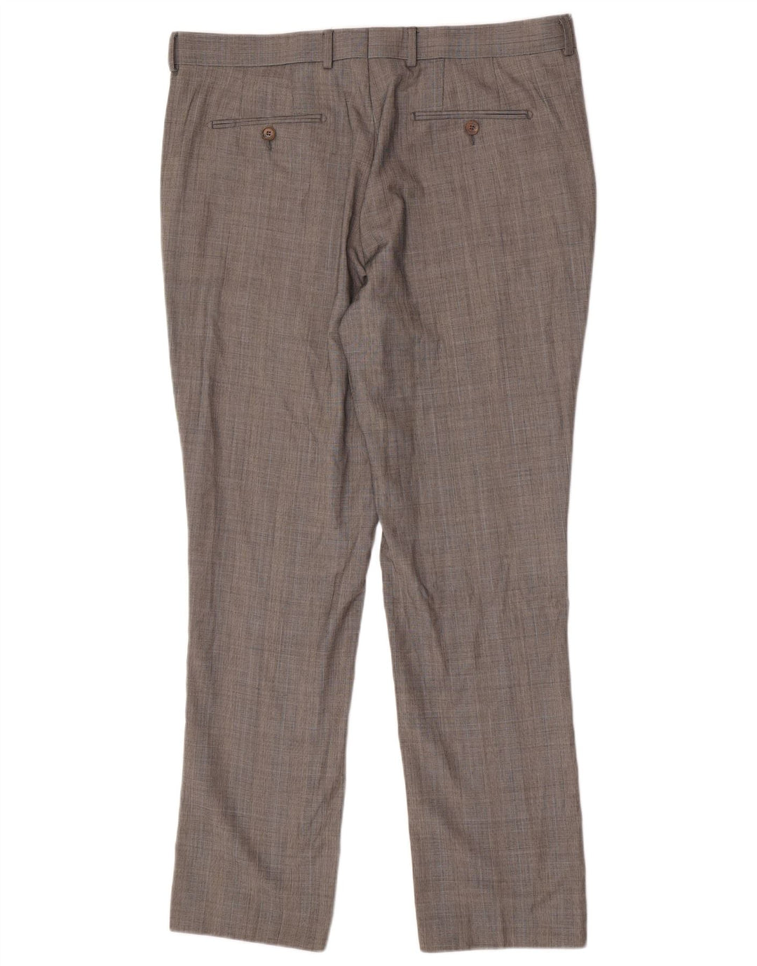Pantaloni casual regolari da uomo French Connection W38 L32 pied de poule grigio