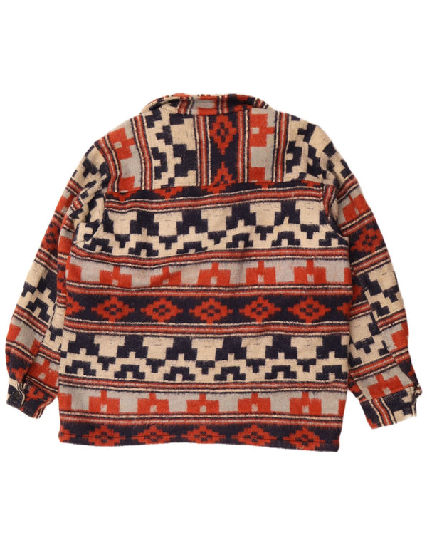 Giacca blazer da uomo a 4 bottoni Charro UK 42 XL multicolore geometrica