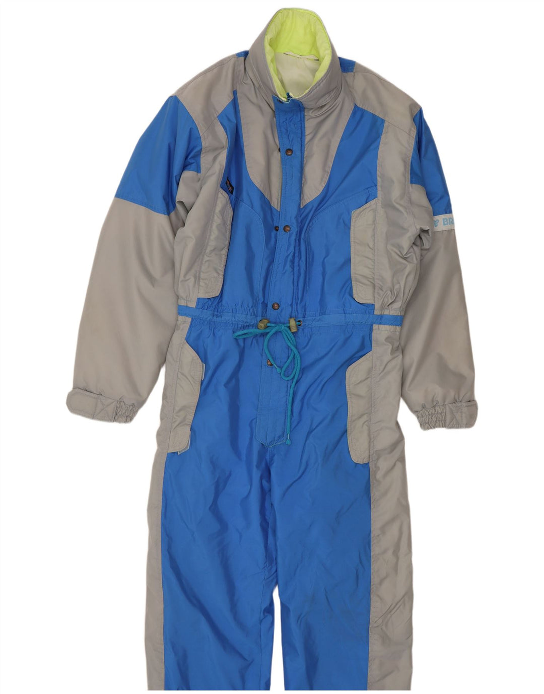 Tuta da sci da uomo Brugi Large Blue Colourblock