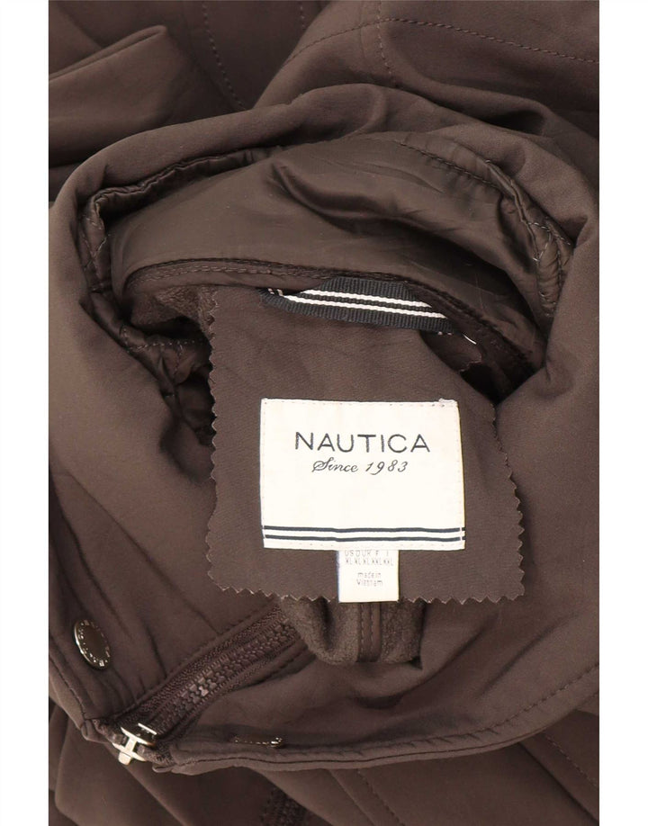 Giacca a vento Sherpa da donna Nautica UK 18 XL Poliestere grigio