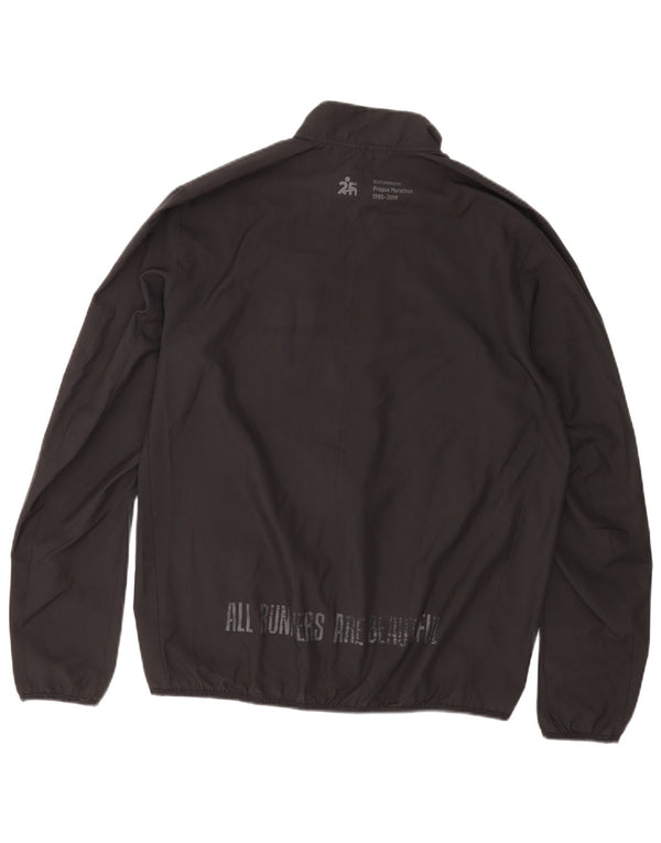 Giacca da ginnastica grafica da uomo Adidas Medium nera