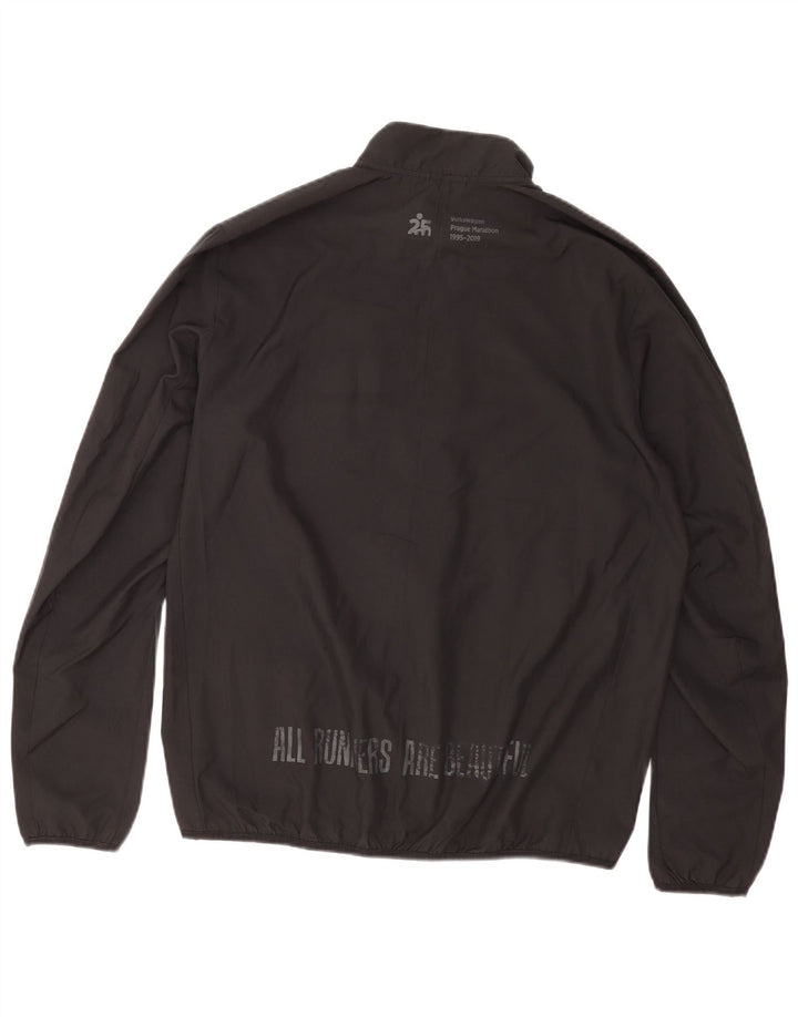 Giacca da ginnastica grafica da uomo Adidas Medium nera