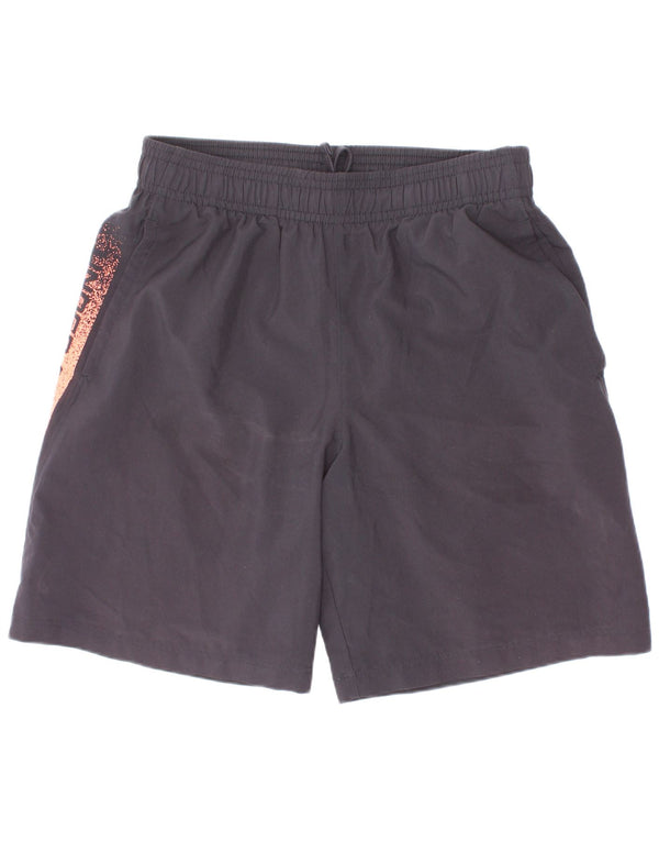 Pantaloncini sportivi grafici da ragazzo Under Armour 9-10 anni poliestere nero medio