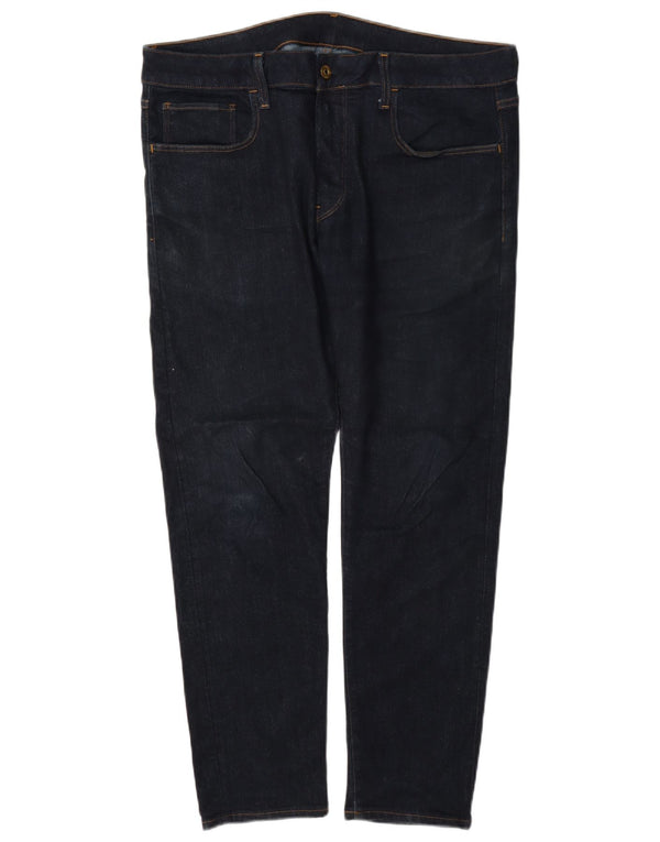 Jeans slim da uomo G-Star W35 L30 cotone blu navy