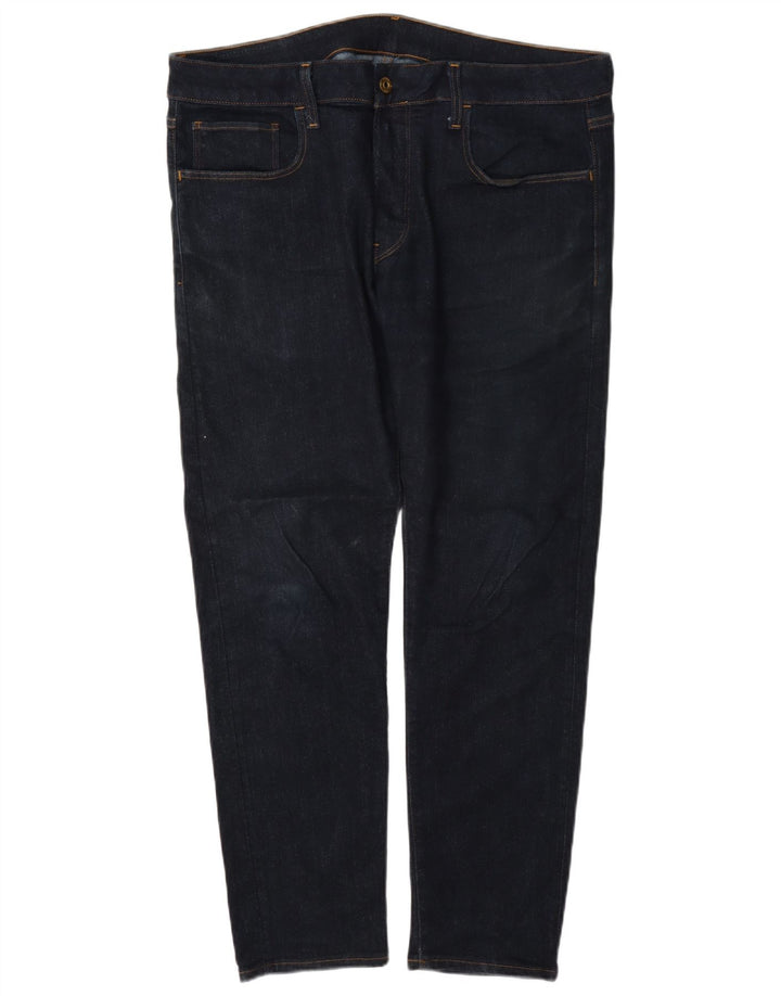 Jeans slim da uomo G-Star W35 L30 cotone blu navy