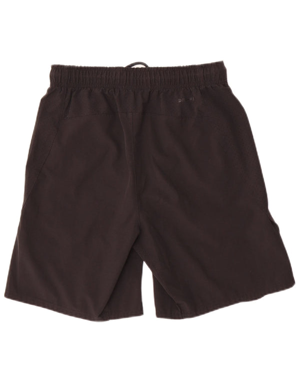 Pantaloncini sportivi Nike Dri Fit Graphic da uomo piccoli in poliestere nero