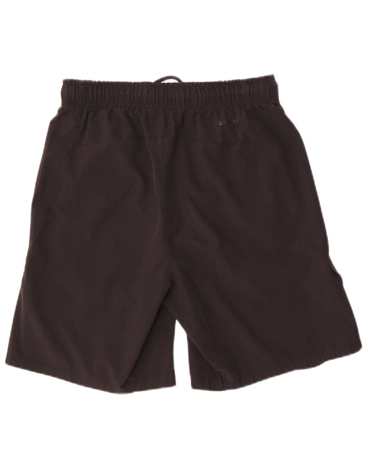 Pantaloncini sportivi Nike Dri Fit Graphic da uomo piccoli in poliestere nero
