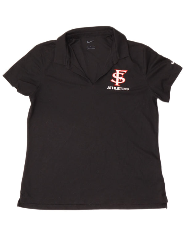 Polo Nike da donna San Francisco UK 14 grande poliestere nero
