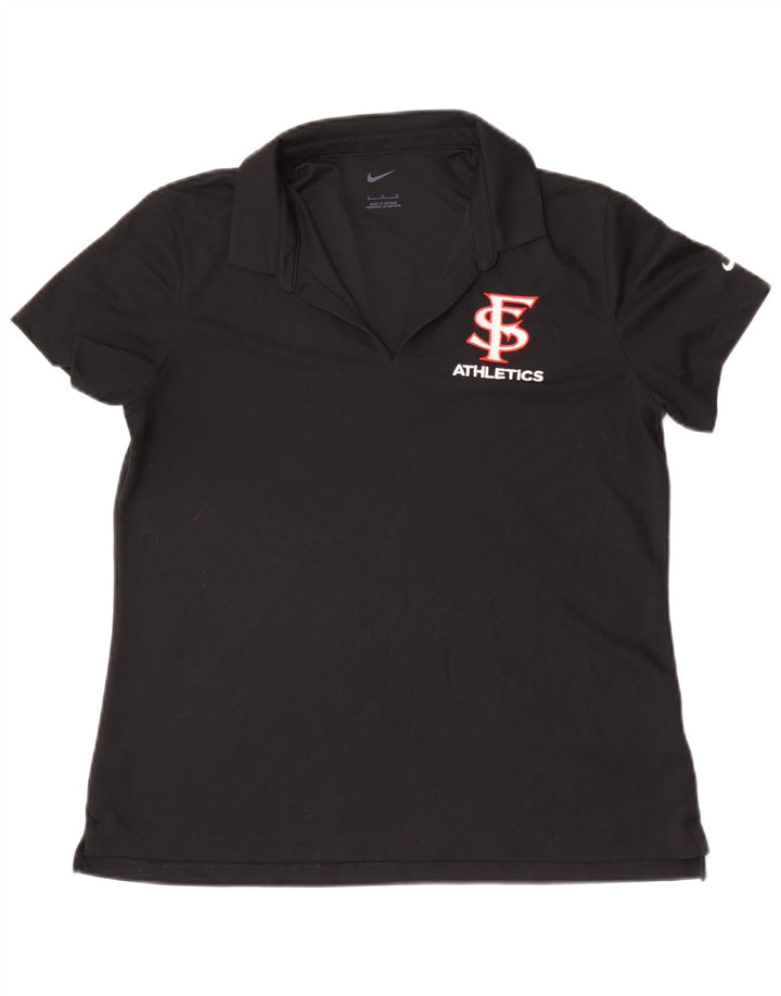 Polo Nike da donna San Francisco UK 14 grande poliestere nero
