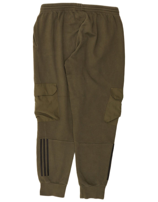 Pantaloni da tuta da uomo Adidas Cargo Joggers XL in cotone kaki