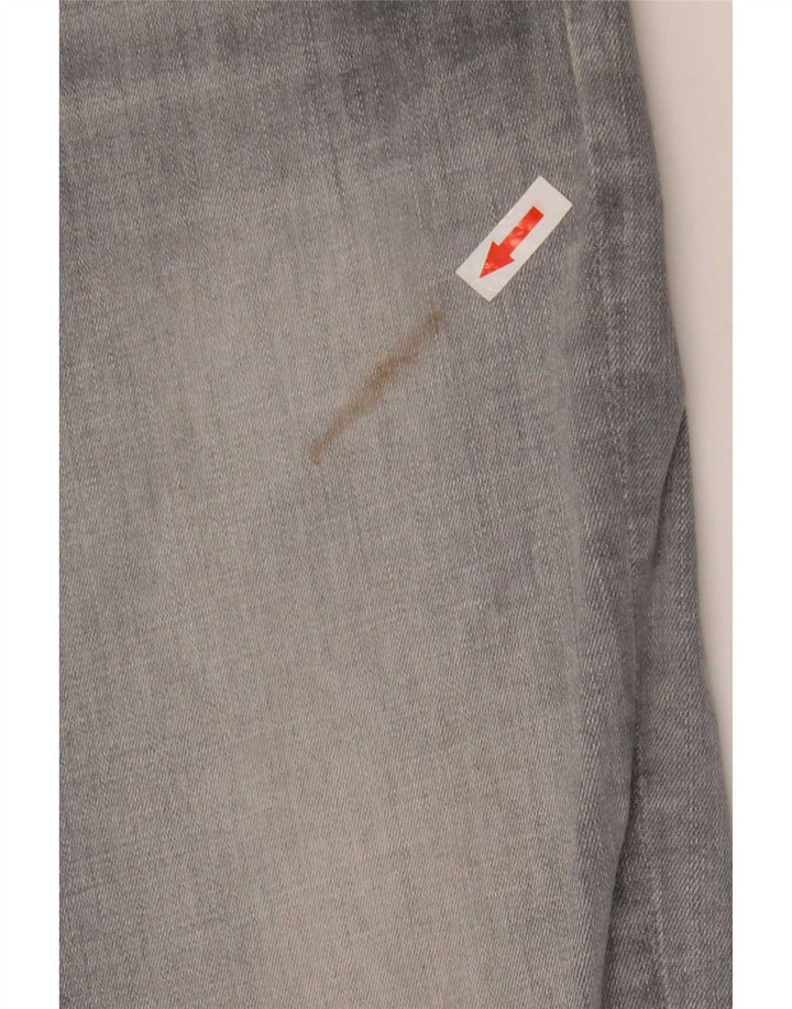 Jack & Jones Uomo GLENN Slim Jeans W33 L34 Cotone Grigio