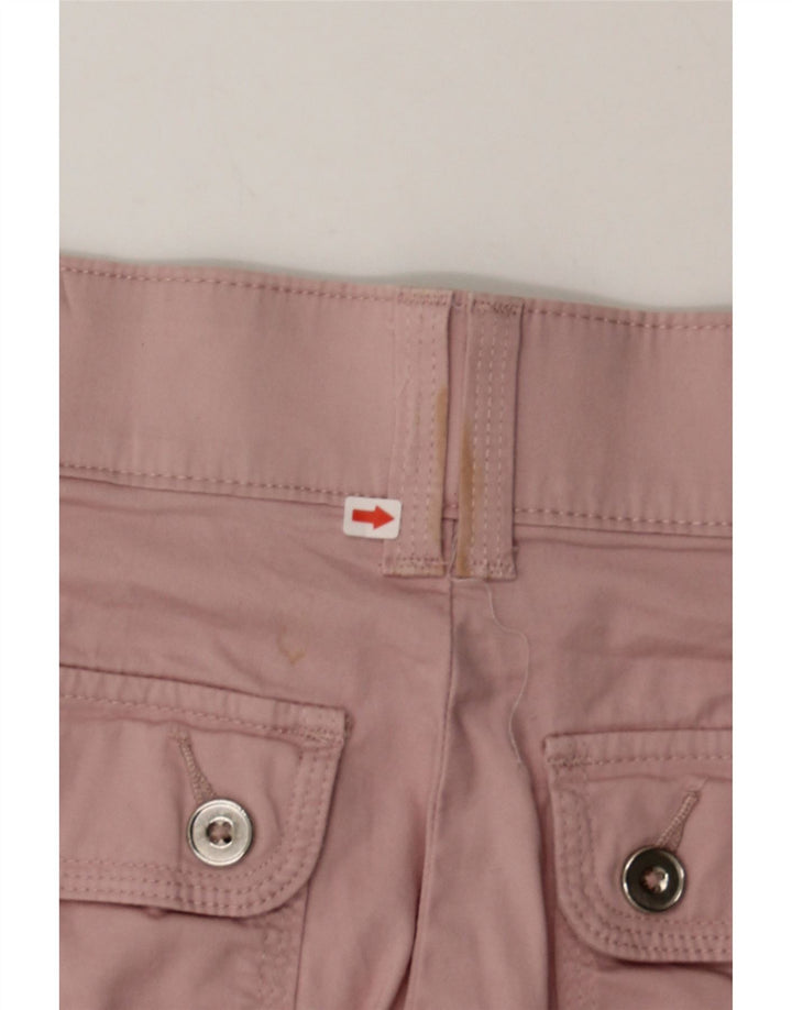 LEE Womens Casual Shorts US 4 Small W27  Pink Cotton Vintage Lee and Second-Hand Lee from Messina Hembry 