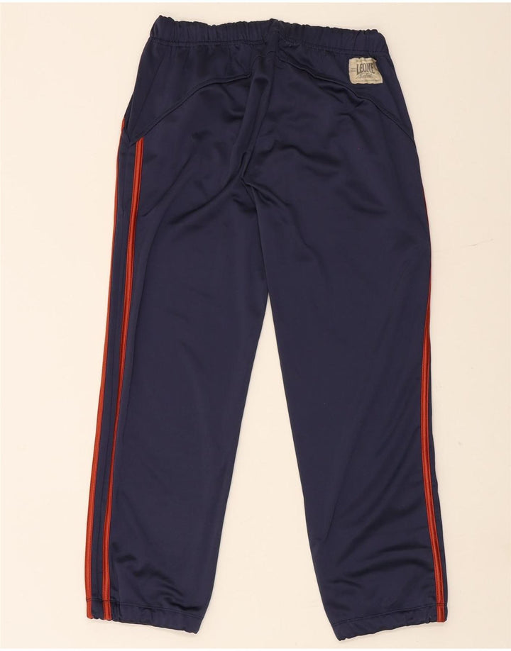 Tuta intera da uomo con cappuccio grafico Leone piccola in poliestere blu navy