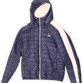 Giacca imbottita con cappuccio da uomo Puma UK 36 Small Blu Colourblock Poliestere