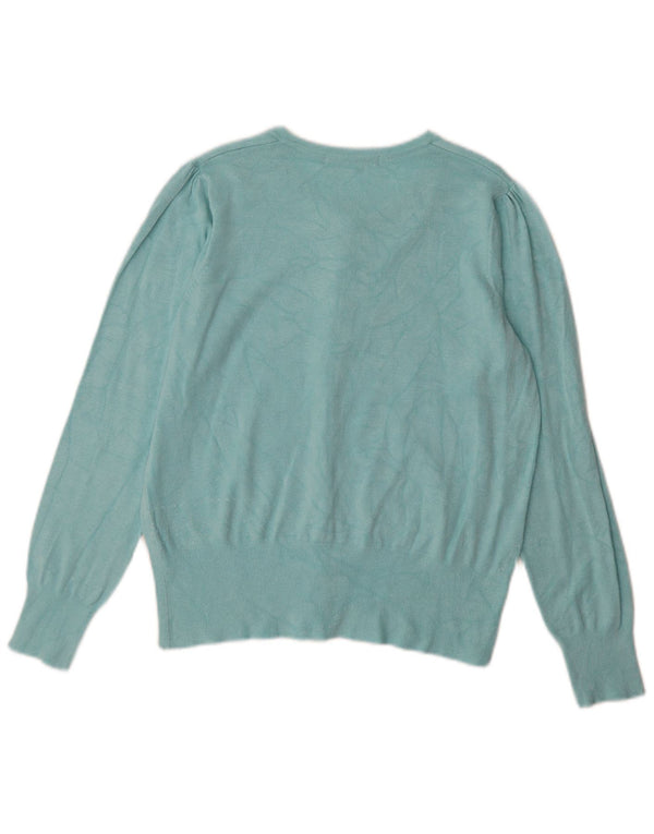 Maglione cardigan da donna Marks & Spencer UK 14 Blu medio