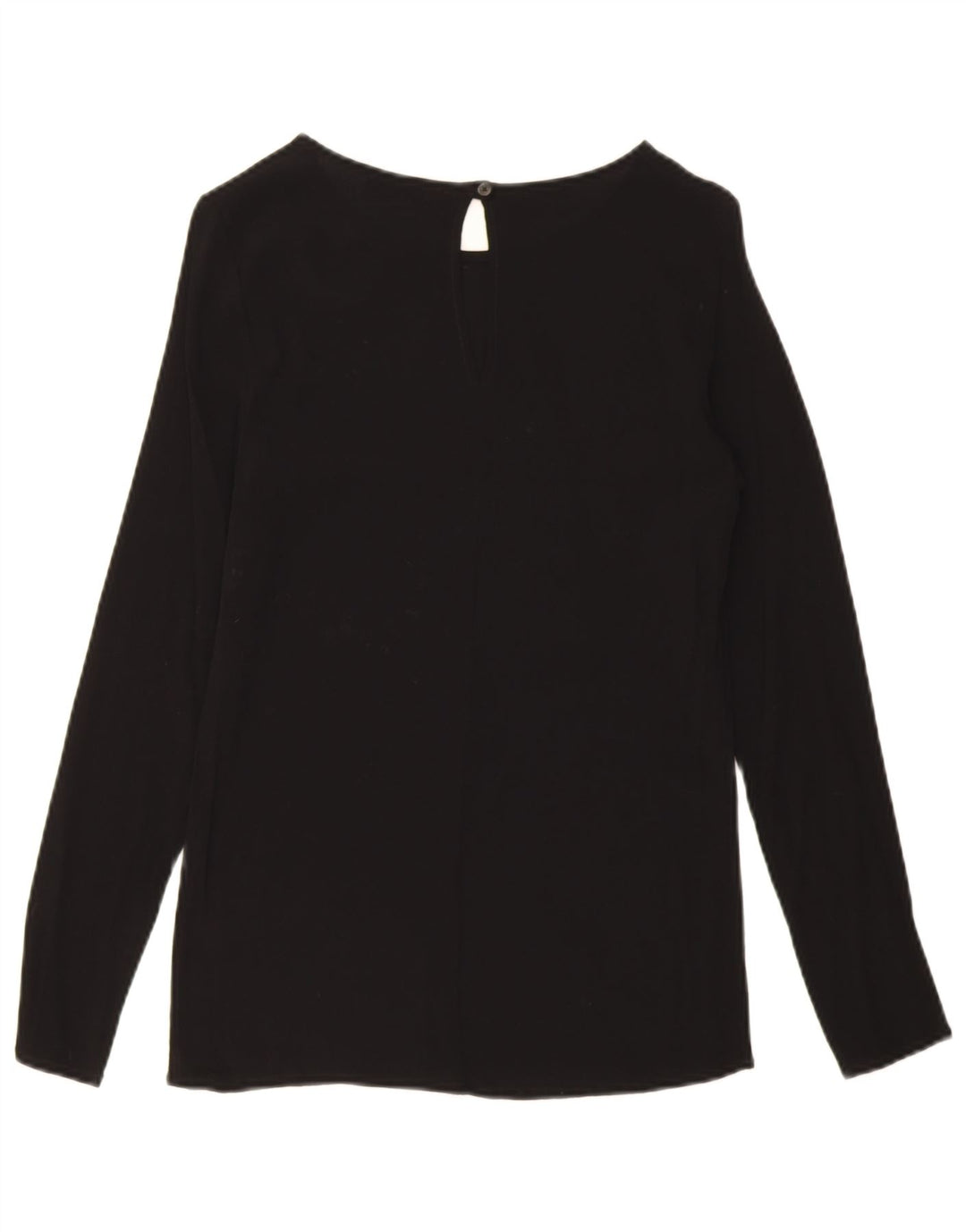 Blusa Donna Trussardi Jeans Manica Lunga IT 42 Media Nero Viscosa