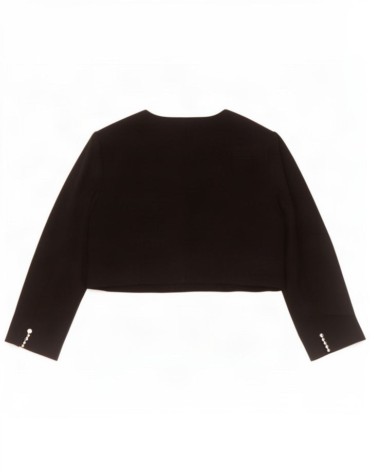 Giacca Bolero da donna Pierre Cardin UK 10 piccola nera