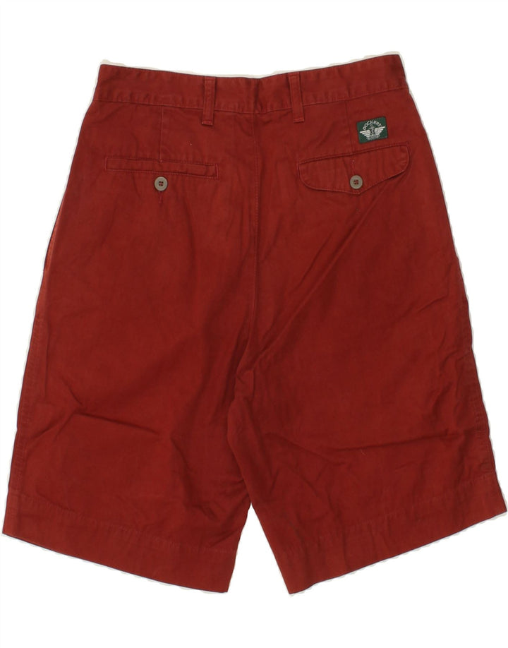 DOCKERS Mens Chino Shorts W31 Medium Red Cotton Vintage Dockers and Second-Hand Dockers from Messina Hembry 