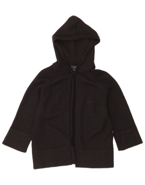 Maglione Bolero da donna con cappuccio e maniche a 3/4 Guess UK 10 piccolo nero