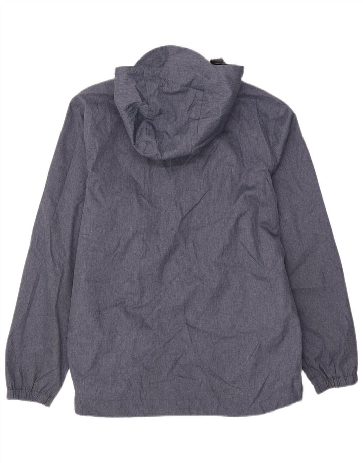 Giacca antipioggia da uomo con cappuccio Lyle & Scott UK 38 poliestere blu medio