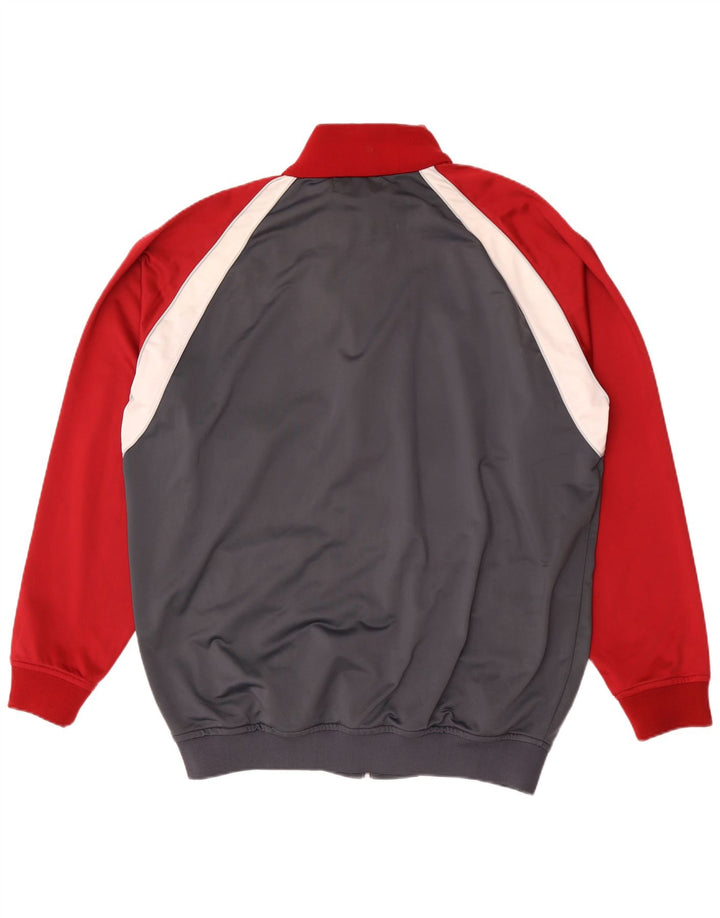 Giacca da tuta da uomo Kappa 3XL Poliestere color block grigio