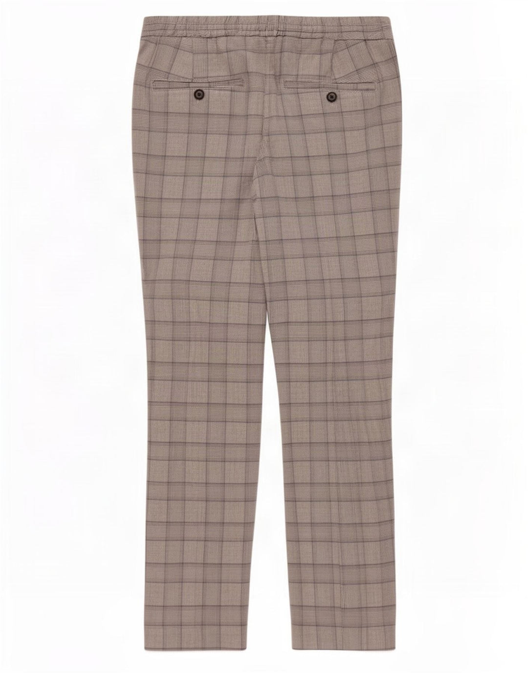 Pantaloni chino slim da uomo Zara medi W31 L28 pied de poule grigi