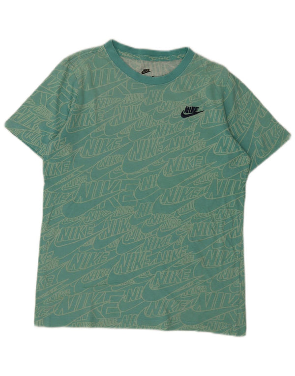 T-shirt grafica Nike da bambino, 12-13 anni, grande, in cotone turchese