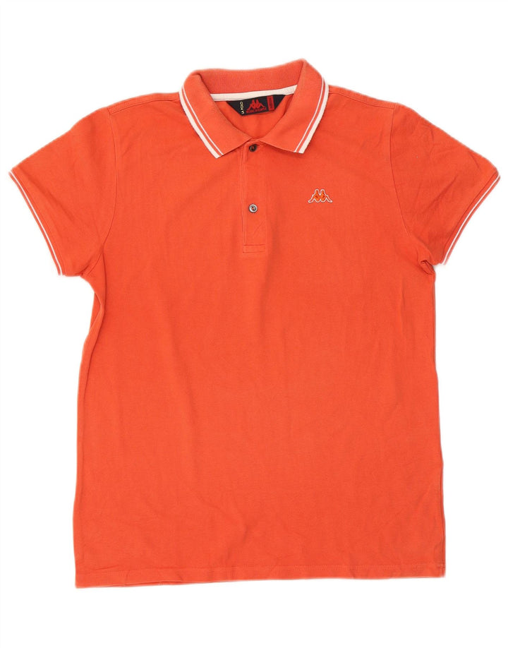 Polo Kappa da uomo arancione medio