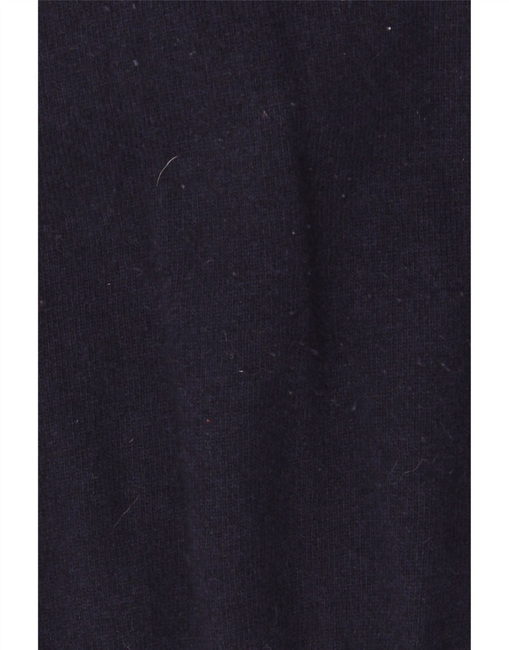 Maglione maglione girocollo da uomo Kappa XL blu navy in lana d'agnello