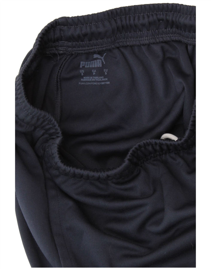 Pantaloni da tuta da uomo PUMA Joggers piccoli in poliestere blu navy