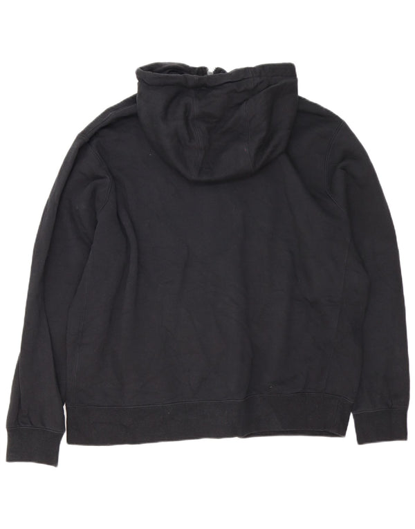 Felpa con cappuccio e zip Nike da uomo XL in cotone nero