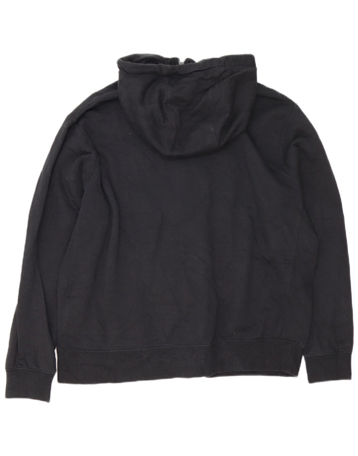 Felpa con cappuccio e zip Nike da uomo XL in cotone nero