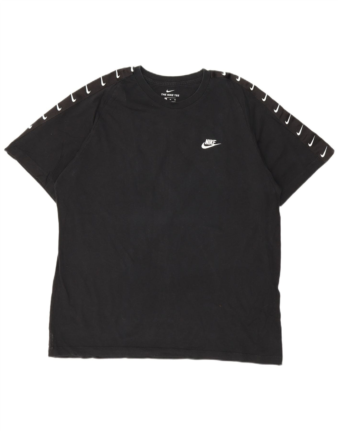 T-shirt grafica da uomo NIKE Top XL in cotone nero
