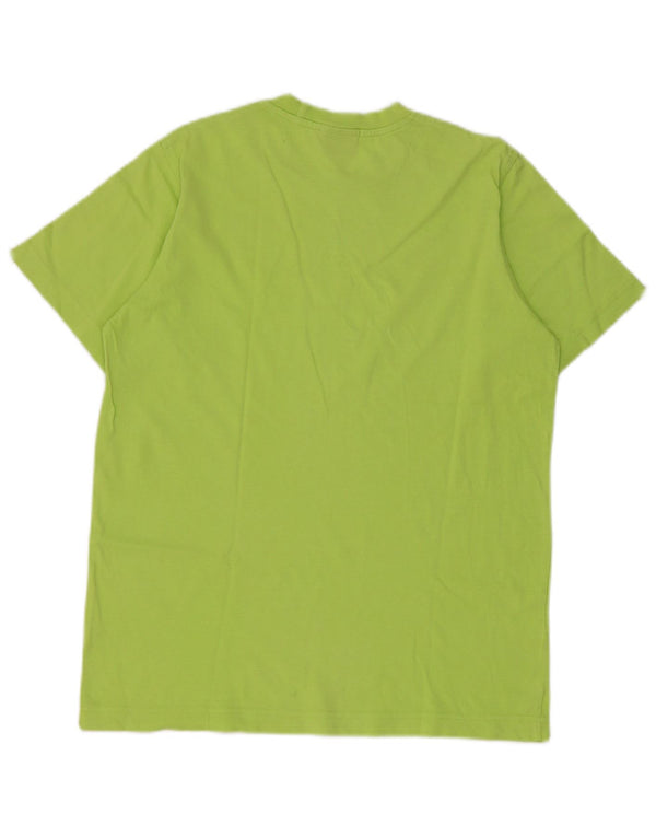 Guess T-shirt grafica da uomo Top piccola verde