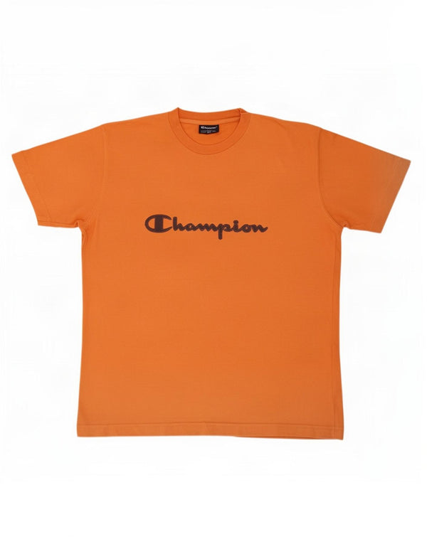 Champion Boys Graphic T-Shirt Top 13-14 Years XL Orange Cotton